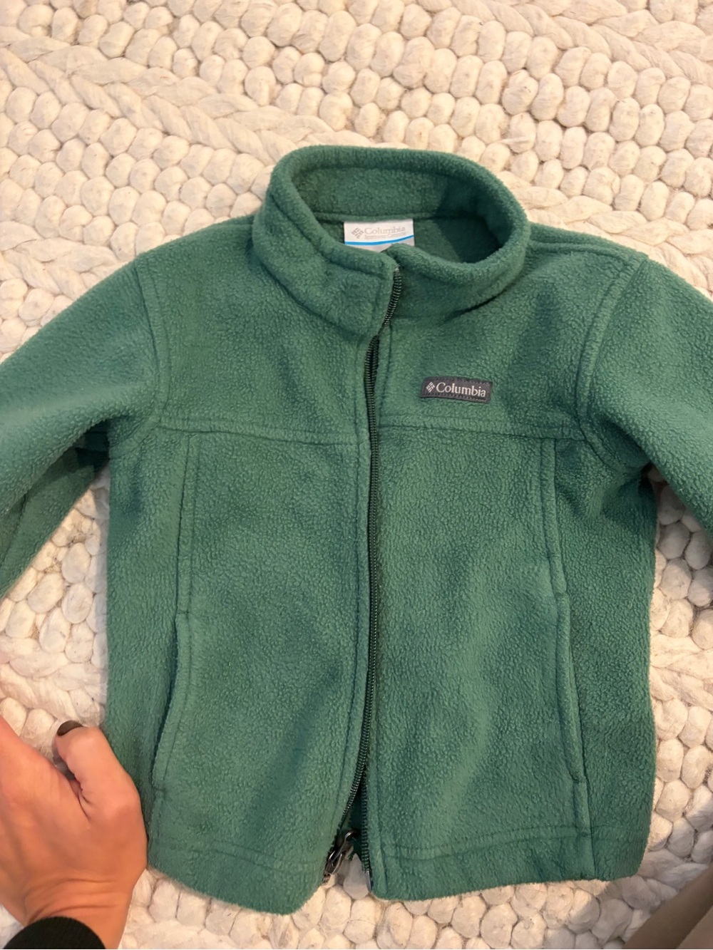 Columbia Kids Teal Green Fleece Jacket
